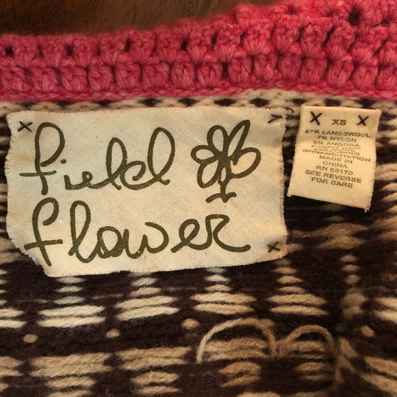 Anthropologie Camassia Fair Isle Cardigan by Field Flower XS - Picture 9 of 9